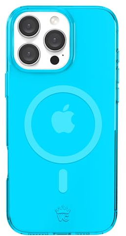 VELVET CAVIAR for iPhone 16 Pro Max Case Neon Blue - Compatible with MagSafe [10ft Drop Tested]