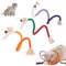 kaiyaya 3 Piezas Juguete para Gatos Cuerda para Masticar Gato Juguete Dentición Juguetes Interactivos Gatos Morder Limpiar Los Dientes y Liberar El Estrés Varita de Arco Iris