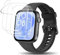 Votvloay 3 Pezzi Pellicola Protettiva per Huawei Watch Fit 3,HD Trasparente TPU Film Alta Risoluzione Auto Guarigione Protettiva per Huawei Watch Fit 3 Protezione Pellicola