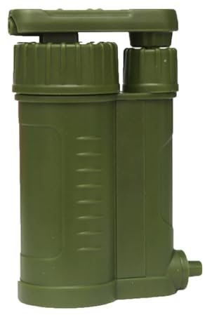 Wasserfilter Survival - Trinkwasserfilter Outdoor, Filterpumpe Tragbar | Leichter Wasserfilter Rucksack, Notfall Wasseraufbereiter, Wasserfilter Für Wandern Und Krisenvorsorge Unverzichtbar Abenteuer