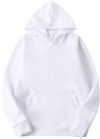 Generisch Sweat à capuche pour femme - Bleu clair - Pull à capuche - En velours artificiel - Manches longues - Avec poches - Tenue d'hiver - Vêtements - Pantalon de jogging