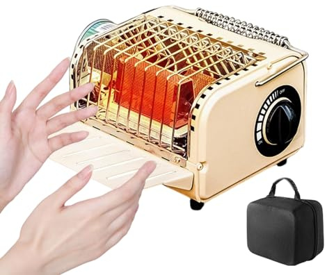 Heizofen für Zelt | 1200 W Gaskocher mit Aufbewahrungstasche | Heizung für Reiseküche – für Outdoor, Camping, Wandern, Winter, Angeln, Freizeit, Picknick