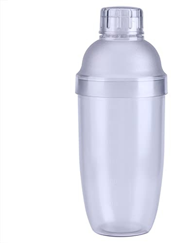 Cocktail Shaker Hand Drink Mixer Boba Tea Shaker Cup Transparent Milk Tea Cocktail Drink Bar Tool for Bartending and Home Bar
