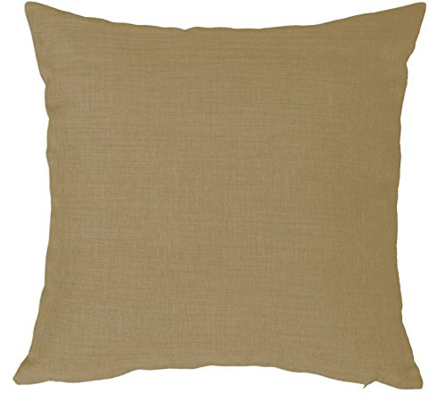 Kissenhülle Struktur Leinenoptik Kissenbezug Deko Kissen Zierkissen Dekokissen #1632 40x40 beige Natur