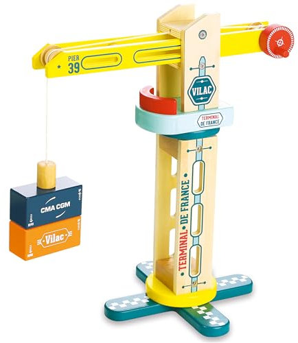 Vilac- Grue de Docker Vilacity, 2357, Jaune