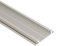 MEC Light 2m elastisches Profil Ela biegsame Leiste für LED Streifen/Stripes + Abdeckung (2m / Abdeckung Flach)