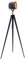 Lampadaire Artiste Trépied Rétro Projecteur Cinéma Abat-jour Noir VN-L00020-EU