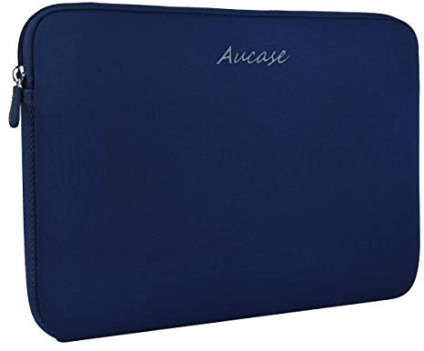 Aucase Laptop Case Sleeve 13.3 14 Inch, Thickest Lightest Water Resistant Neoprene Protective Laptop Bag for Men and Women, Compatible with MacBook 15.3''/ Air 15'' M3 M2, Chromebook