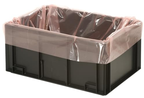 WETEC Freestat Seitenfaltenbeutel, ESD, 400 x 300 x 550 mm, 50 µm, 300 Stück (Seitenfaltenbeutel Flachfolie Kastenhaube Modultasche), vielseitig einsetzbar, zuverlässig schützen (Pack à 300 Stück)