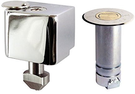 Dispositivo cerradura seguridad K-10 para puertas metálicas enrollables. Llave tubular. Fabricado en España.