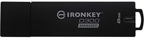 Kingston Technology IronKey D300 USB Flash Drive 16 GB USB Type A 3.0 (3.1 Gen 1) Black – USB Flash Drive (16 GB, USB Type A, 3.0 (3.1 Gen 1), 165 MB/s, Cover, Black)