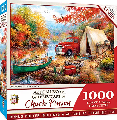 Master Pieces - Chuck Psoni-Share The Outdoors, Keine Puzzle, Mehrfarbig (Master-Pieces-72009)