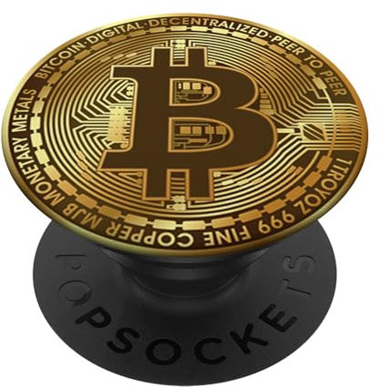 Bitcoin Kryptowährung Krypto-Münze PopSockets mit austauschbarem PopGrip