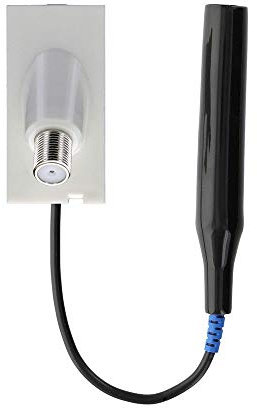 1STec Genuine Virgin Media use Galvanic Isolator for Digital TiVo V6 TV Set Top Wall Box Hub 2 3 4 Fibre Broadband Modem Signal Conditioner Surge Protector + Short Link Cable