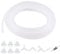 sourcing map Silicone Tubing 4mm ID 6mm(1/4) OD 5m Aquarium Pump Air Water Hose with Check Valves, Suction Cups, Connectors
