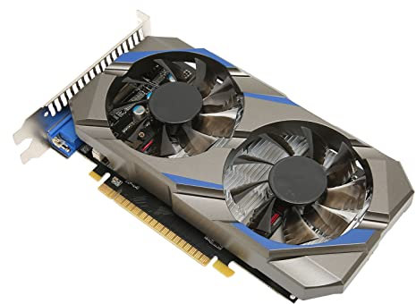 Tarjeta Gráfica GTX 750 Ti, Tarjeta Gráfica para Juegos GDDR5 de 4 GB Y 128 Bits, PCI Express 3.0x16, DisplayPort HDMI DVI, Tarjetas de Video para PC con Refrigeración por Aire Dual, Compatibilidad Co