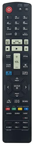 AULCMEET AKB73355603 New Replacement Remote Control fit for LG Blu-ray Micro Hi-Fi System FX166 FXS166V FX165DAB