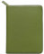 Moterm Custodia in pelle con cerniera per quaderni A5, adatta per hobonichi cugino, Stalogy e Midori MD Planner (verde oliva)