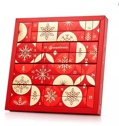 ASAM Adventskalender 2024 Beauty -Classic Edition- Frauen Kosmetik Advent Kalender Asambeauty, 24 Geschenke Wert 180 €, Pflege Weihnachtskalender Frau, Adventkalender Damen