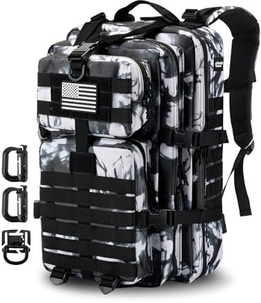 Hannibal Tactical 40L MOLLE Assault-Pack, taktischer Militär-Rucksack, Armee, Camping, 3-Tages-Pack