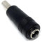 DRUT 1pcs. 5.5mm x 2.1mm Female Socket to 2.5mm Male Plug DC Power Adapter Cable Converter (Black)