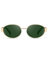 Enafad Sonnenbrille für Damen Polarisiert Retro-Oval Brill UV400 Schutz