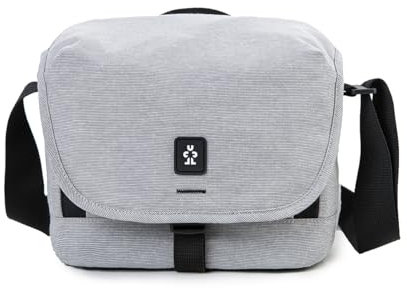 CRUMPLER Track Shot Camera Sling 2500, Kameratasche mit Tabletfach 8,3 iPad Mini, grau meliert
