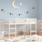 Générique Lit Mezzanine Enfants échelle Blanc 90x190 cm Bois pin Massif,Meubles,Lits & Accessoires,Lits & Cadres de lit,Blanc,56.84 LB,835902