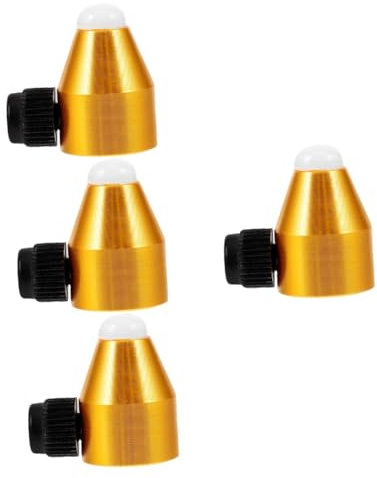 VICASKY 4pcs Metal Tuning Fork Feet Replacement Parts for Tuning Forks Meditation Tool