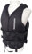 Schwimmweste, Universal Rettungsweste für Herren & Damen, Schwimmweste Erwachsene mit Verstellbarem Sicherheits-Schrittgurt für Wassersport, Kanu, Wakeboard,Schwarz,S