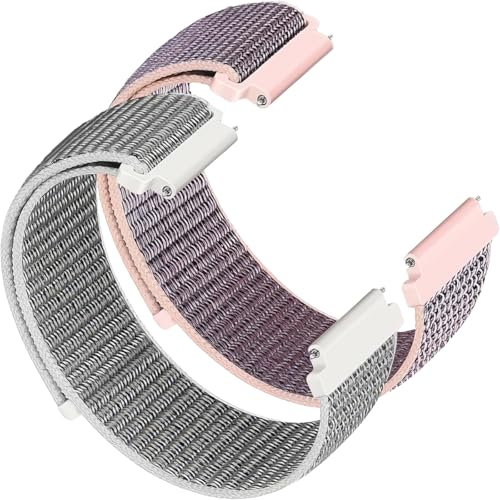 OUTPUTBT Nylon Uhrenarmbänder 19mm Kompatibel mit GRV FC1 Ersatzarmband für HAMA 5910/4900 Armband Veryfitpro ID205L Kompatibel mit Fitpolo H205L UMIDIG1 Uwatch 3 ZOSKVEE ID205G Damen Herren