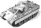 piececool 3D Puzzle Metall Panzerkampfwagen Ⅴ Panther 1:48, 3D Metall Puzzle PzKpfw V Ausf D, Modell Schiffs für 340 Edelstahl, Geburtstagsgeschenk, Modellbausatz Erwachsene