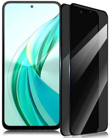 Gelaasso 2 Piezas Protector de Pantalla para Honor 90 Smart 5G, Cristal Vidrio Templado Antiespia, 9H Dureza Vidrio Glass Protector para Honor 90 Smart 5G