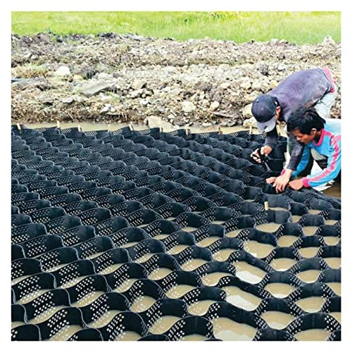 LPAGOLMIX Grilles de gravier, stabilisateur de gravier – Système de pavé perméable de 7,6 cm de profondeur, grille géo pour allée, base d'abri de terrasse, 0,9 m de long (5 x 7 m)