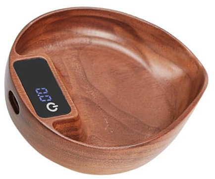 Multifunctional Kitchen Scale Food Scale Coffee Scale Wood Acrylic Texture Coffee Weighing Tray For Coffee Enthusiasts