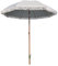 JTPMYFT Sombrilla de Playa con borlas, UPF 50+ y Bolsa de Transporte, Plegable con mástil de Madera for Exteriores, Ideal for Vacaciones, jardín, Piscina y Mesa de Patio.