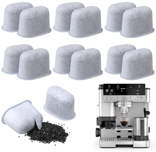 12 Stück Wasserfilter für Ninja Luxe Cafe, Aktivkohlefilter Kohlefilter für Ninja Kaffeemaschinen Zubehör, Wasserfiltereinsätze für Ninjas Es601 Luxe, Die Meisten Breville, Keurig1 und Keurig2