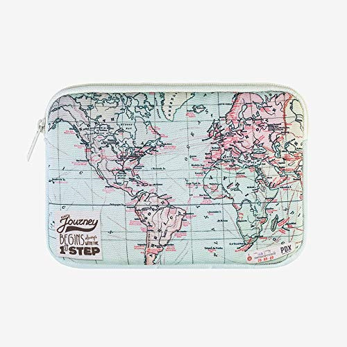 Mini Tablet Sleeve - Map