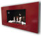 Caminetto a gel modello Roma rosso + 12 pietre decorative gratis