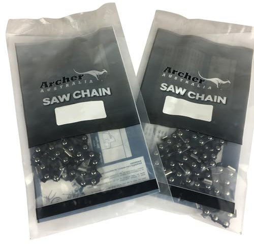 BMS 2 x Genuine Archer Saw Chains Compatible with Husqvarna 435 435E 440E 15 Chainsaw