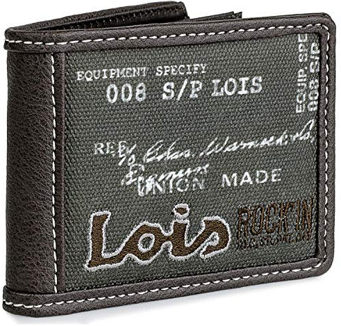 Lois - Portefeuille, Portefeuille Ado Garcon et Porte Monnaie Homme Compact avec Compartiments Multiples et Design Moderne pour Tous Les Jours, idéal pour Ados et Adultes, Marron