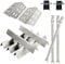 Genesis 300 310 Serie Grillteil-Set für Weber Genesis E310 E330 S310 E320 S330 EP310 S310 S320 EP330 Teile, SUS 304 Edelstahl Flavorizer Bars Heat Deflector Burner Tube Kit, 7620 7622 2 627 52 Stück