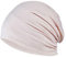 YOFASEN Slouchy Beanie Mütze - Chemo Cancer Kopfbedeckung aus Baumwolle Schlafmütze Turban Kopfbedeckung Strecken Muslimisches Kopftuch für Frauen Männer, Beige, One size