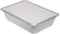 Euro Classic Pack of 10, 1 Litre Rectangular Aluminium Baking Pans with Lids - Silver, Oven-Safe, 15cm x 21cm