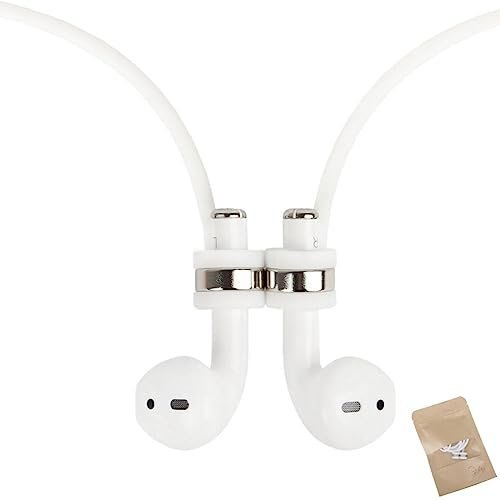 Guran Correa de Airpods de 360° Magnético Super Fuerte Cable Anti-Perdida Correa Deportiva Cuerda - Accesorios para Airpods PRO/2/1 (Blanco)
