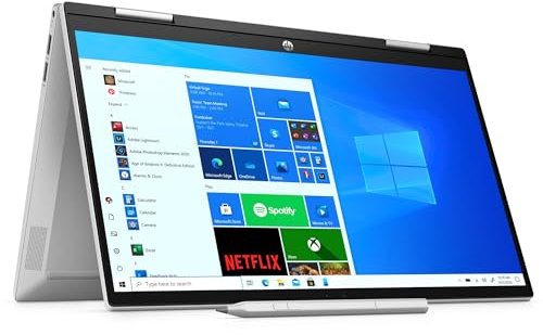 HP Pavilion x360 14-dy0001sl, Intel Core i3-1125G4, RAM 8 GB, SSD 256 GB, gráficos Intel UHD, Windows 10 Home S, pantalla táctil 14 FHD, B&O, lector de huellas digitales, color plateado