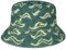 Kangol Wave Camo Bucket Fischerhut Stoffhut Anglerhut (M (56-57 cm) - Petrol)