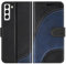 BoxTii Hülle für Galaxy S21 Plus, Leder Handyhülle für Samsung Galaxy S21 Plus, Ledertasche Klapphülle Schutzhülle mit Kartenfächer und Magnetverschluss, Schwarz