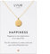 LUUK LIFESTYLE Edelstahl Halskette mit Anhänger für Damen, filigraner Schmuck, Glücksbringer, Freundschafts Kette, Geschenk für Frauen & Mädchen, Stern I Sternenhimmel I Himmel, gold