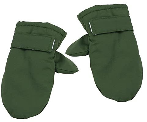 Baby Handschuhe Winter, Kinderhandschuhe 2/3/4 Jahre Mädchen Junge, Skihandschuhe Kinder Wasserdicht, Fäustlinge Fleece Fausthandschuhe Kinder, für Skifahren Radfahren Outdoor Warm Sport (S, Grün)